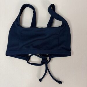 Jo+Jax Dance Top Kids Youth Medium 8-10 Black Excellent Lace Up Back